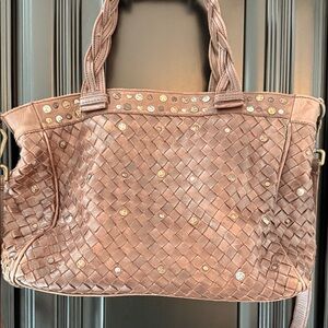 Braided Tan Women's Bag